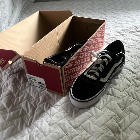 Vans | Shoes | Size Mens 9 Black Vans 